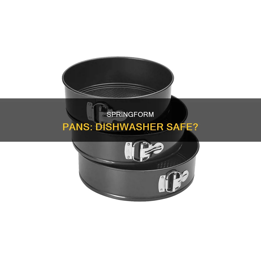 are springform pans dishwasher safe