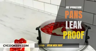 Springform Pans: Leak-Proof or Not?