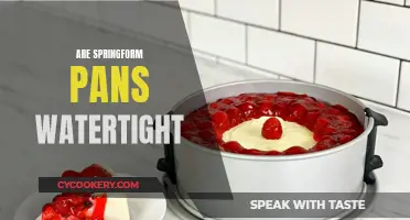 Springform Pans: Are They Watertight?