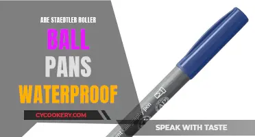 Staedtler Rollerball Pens: Waterproof Art Supplies?
