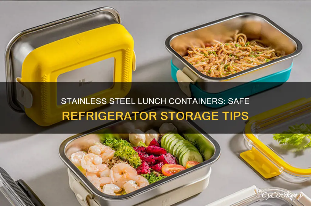 are stainless steel lunch containers safe in refrigerator