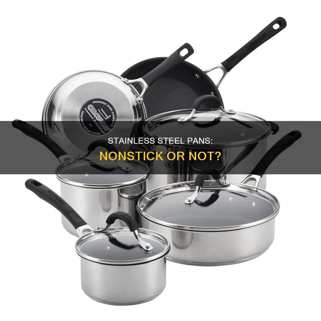 are stainless steel pans nonstick