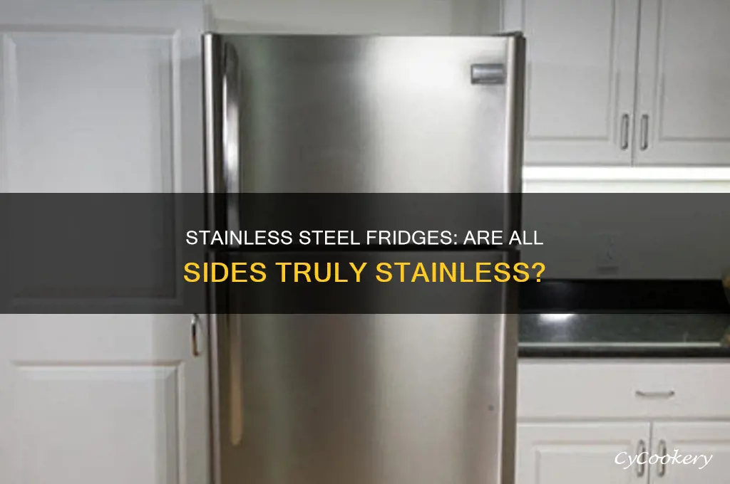 are stainless steel refrigerators stainless on all sides
