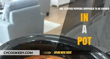 Cooking Stuffed Peppers: Pot or No Pot?