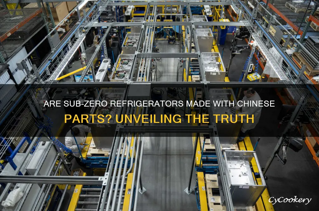 are sub zero refrigerators made with chinese parts