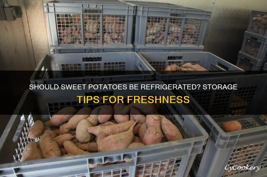 are sweet potatoes supposed to be refrigerated