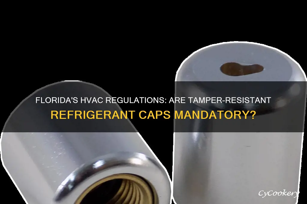 are tamper-resistant refrigerant caps required in florida