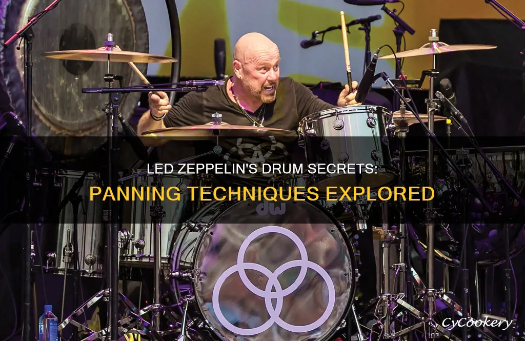 are the drums panned on led zep 1
