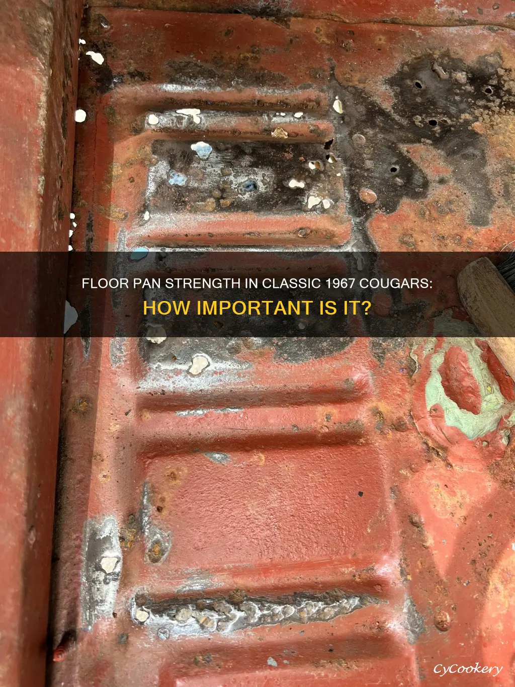 are the floor pans important support on a 1967 cougar