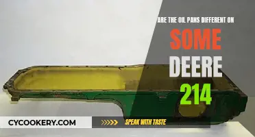 Oil Pan Differences in Deere 214 Tractors: What You Need to Know