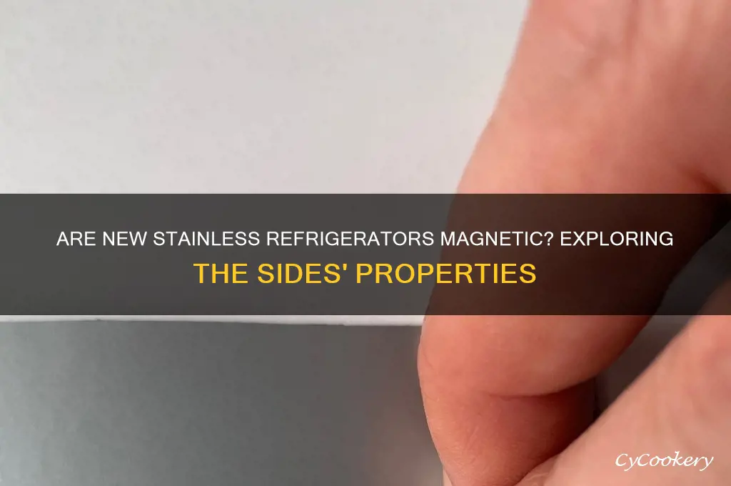 are the sides of new stainless refrigerators magnetic