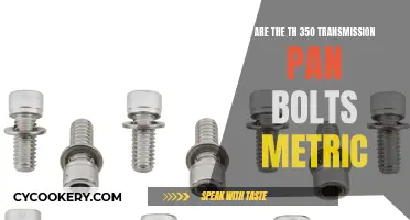 TH 350 Transmission Pan: Metric Bolt Mystery