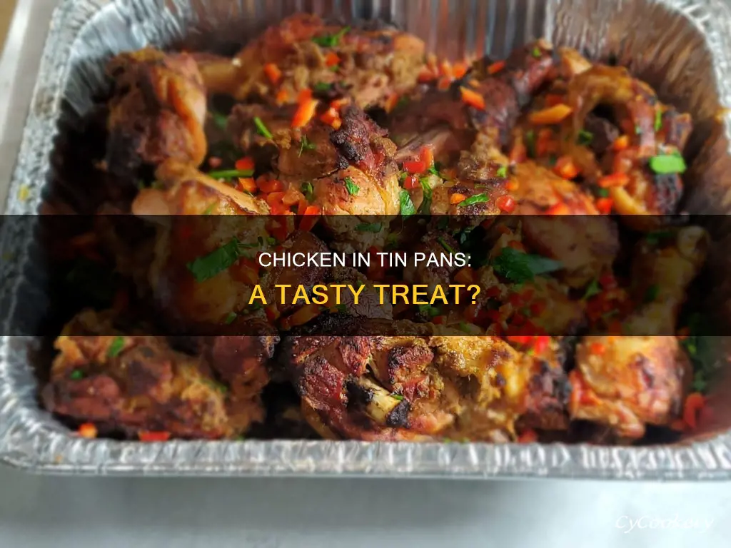 are the tin pans that chicken