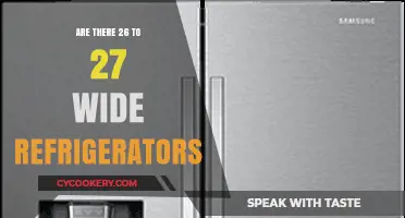 Exploring 26 to 27-Inch Wide Refrigerators: Are They Available?