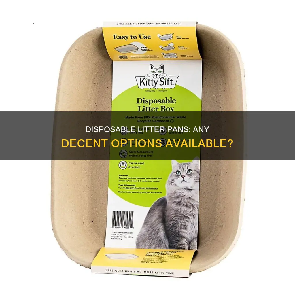 are there any decent disposable litter pans