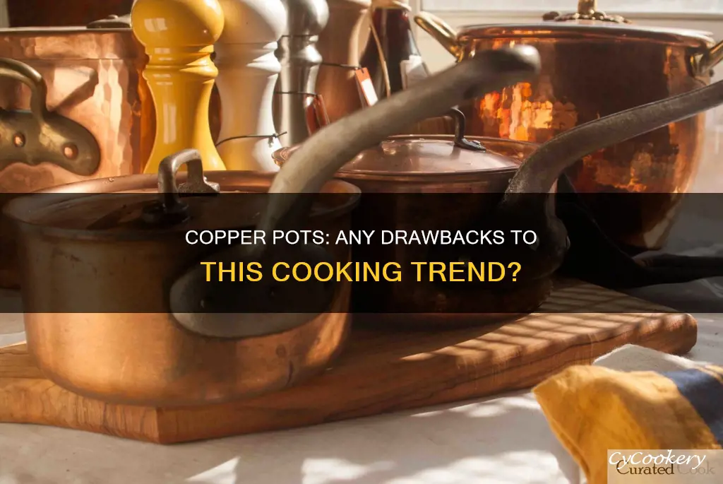 are there any down sides to cooking with copper pots