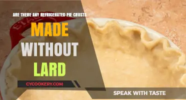 Lard-Free Refrigerated Pie Crusts: Are There Any Options Available?