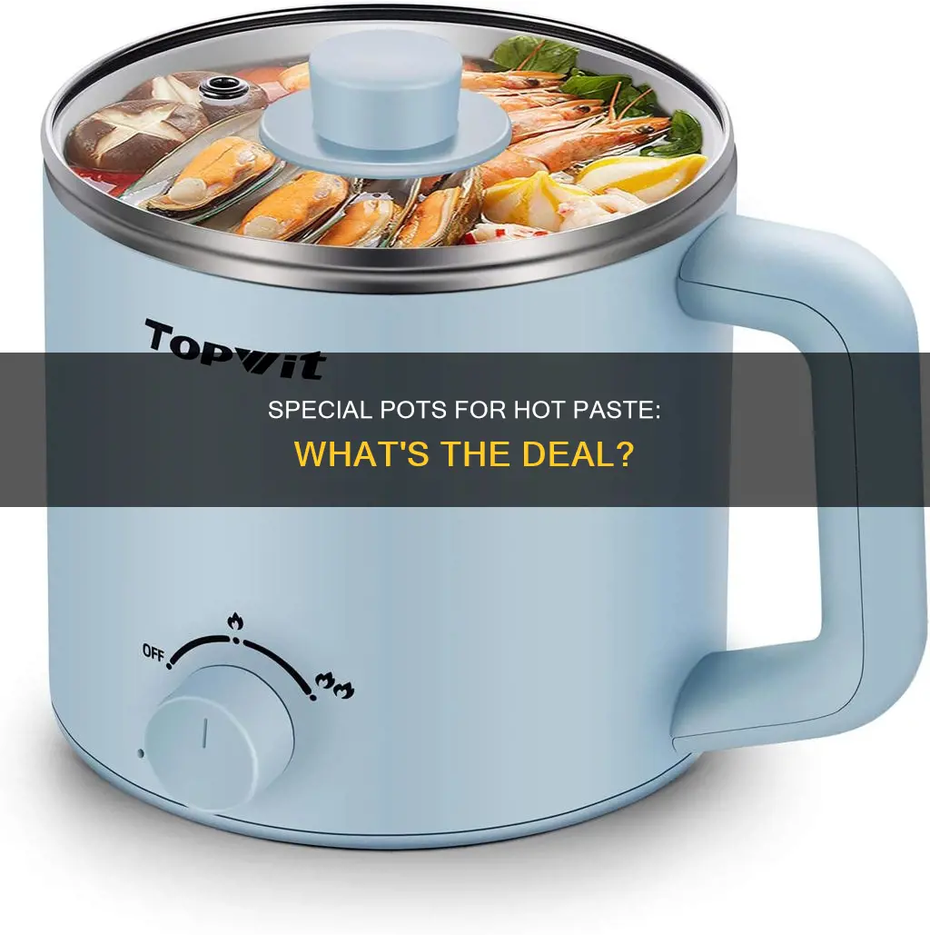 are there any specia pots for hot pate