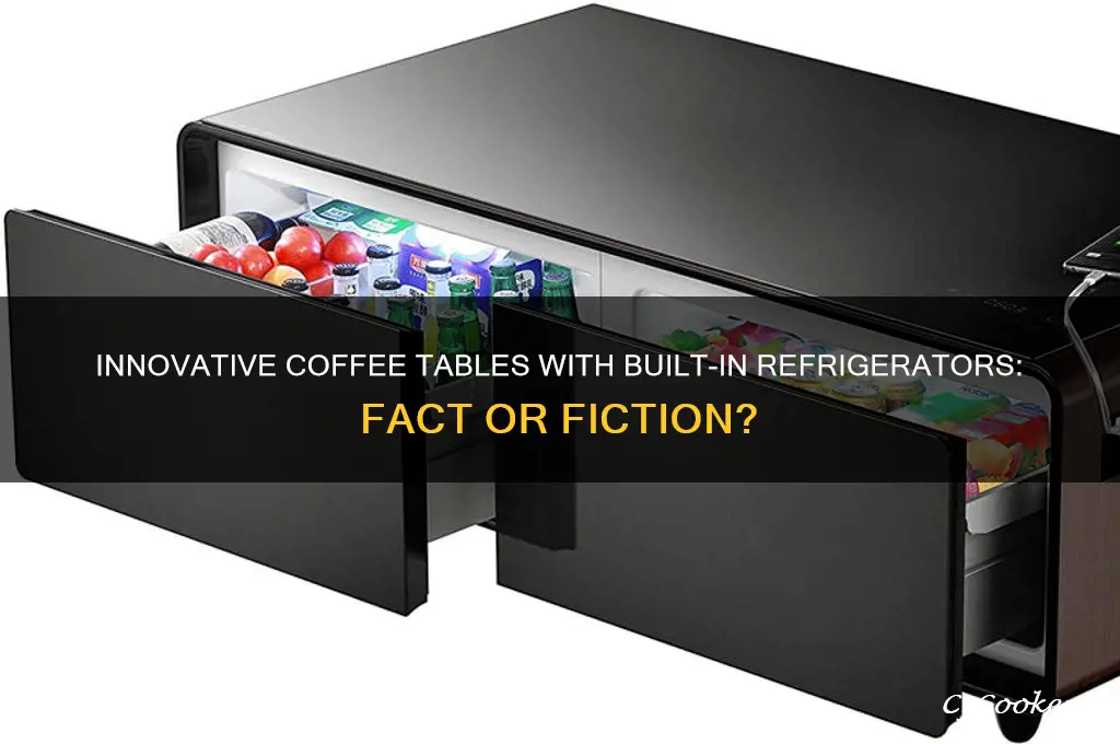 are there coffee tables that are refrigerator s