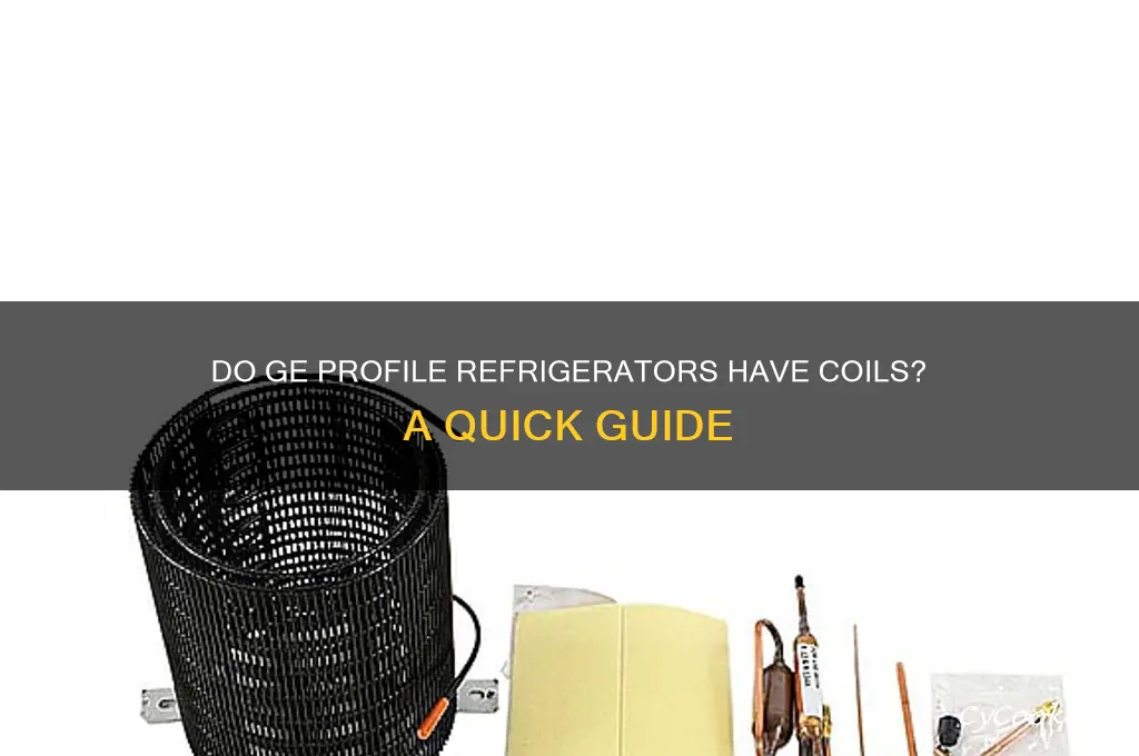 are there coils on my ge profile refrigerator