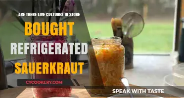 Does Store-Bought Refrigerated Sauerkraut Contain Live Cultures?