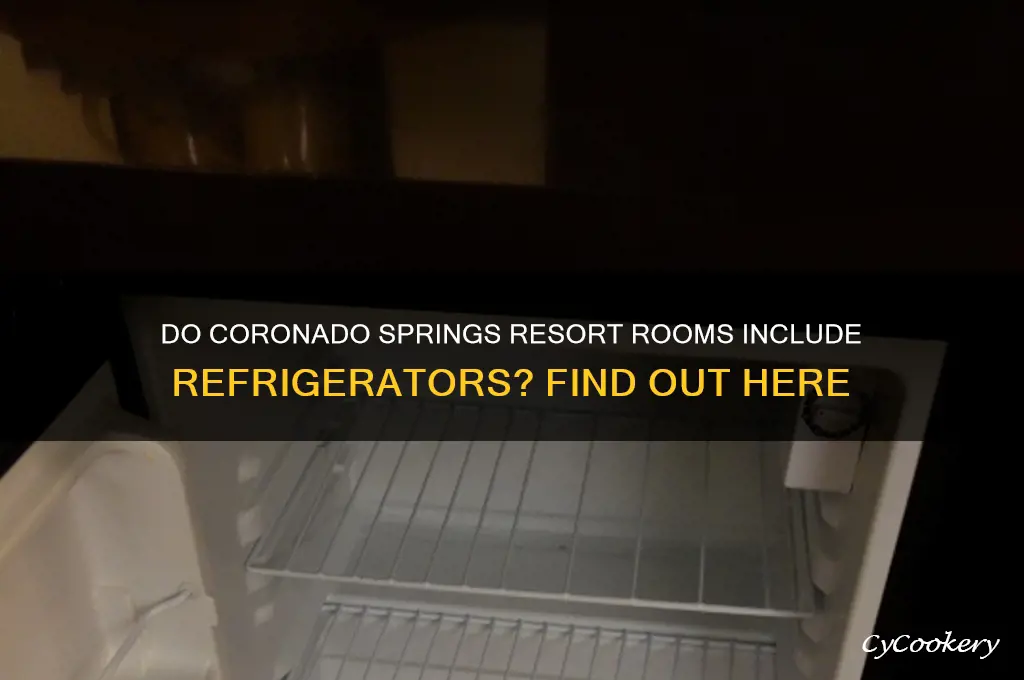 are there refrigerators at coronado springs resort
