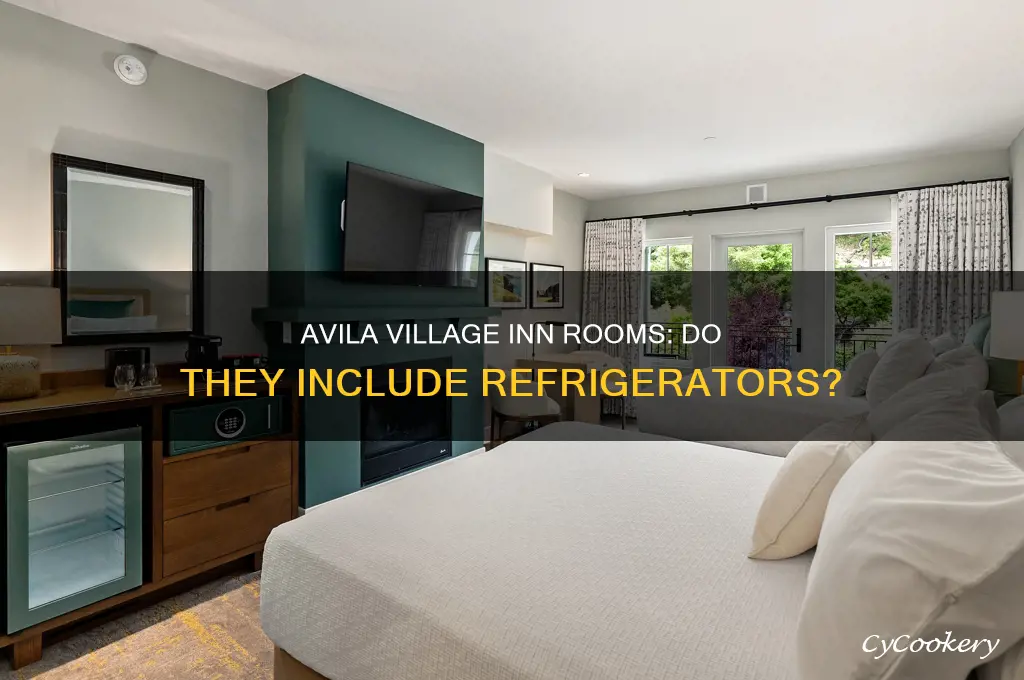 are there refrigerators in avila village inn rooms