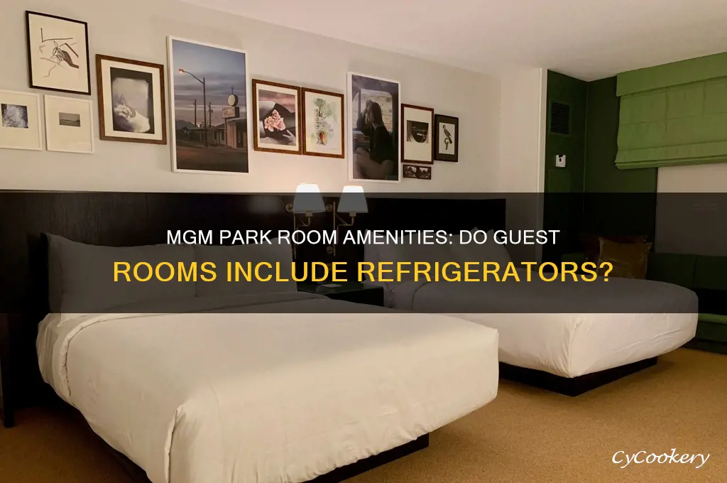 are there refrigerators in the rooms at mgm park