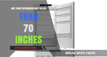 Exploring Refrigerators: Are There Models Taller Than 70 Inches?