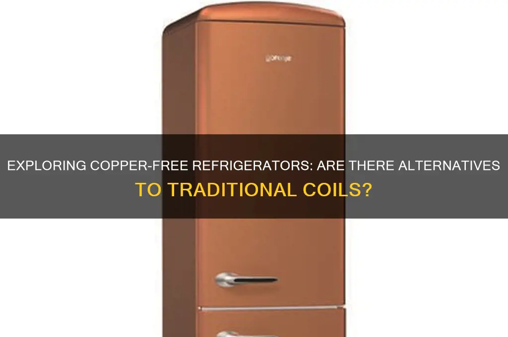 are there refrigerators without copper coils and lines