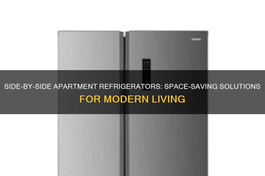 are there side by side apartment refrigerator