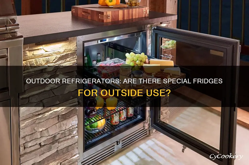 are there special refrigerators for outside use