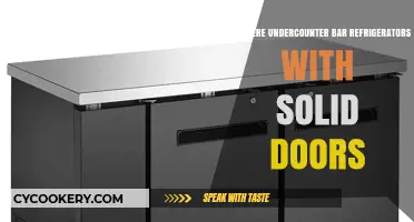 Undercounter Bar Fridges: Exploring Solid Door Options for Sleek Storage