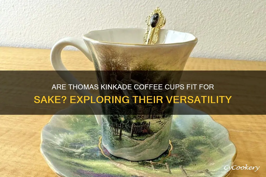 are thomas kinkaid coffee cups fir sake