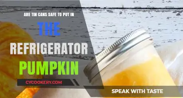 Can You Safely Store Pumpkin in Tin Cans in the Fridge?