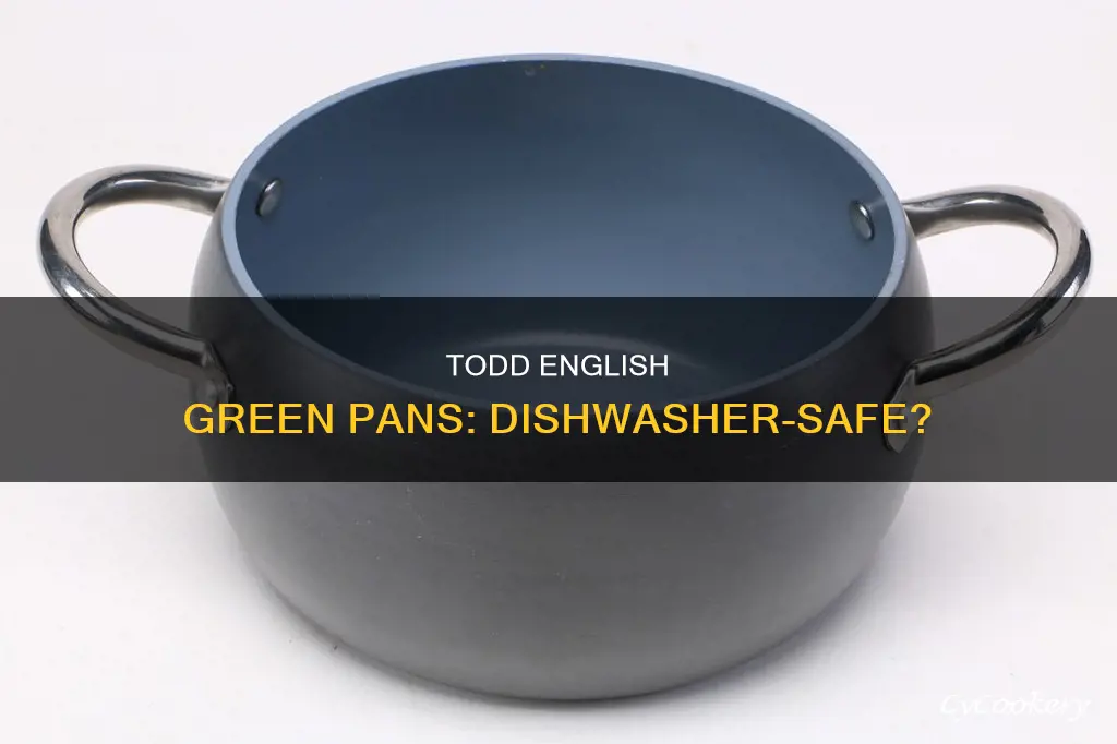 are todd english green pans dishwasher safe