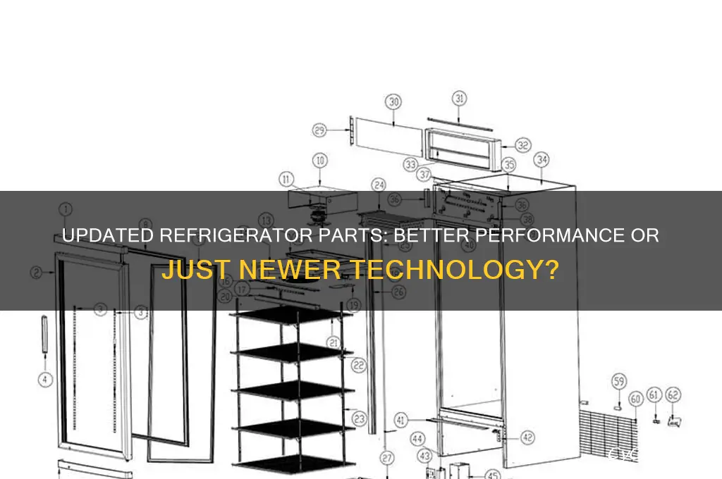 are updated refrigerator parts better or just newer