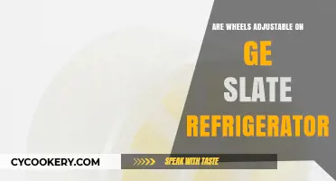 Can You Adjust Wheels on GE Slate Refrigerators? A Quick Guide