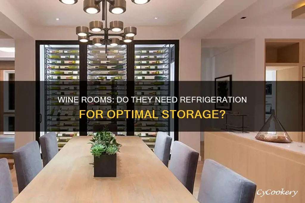 are wine rooms supposed to be refrigerated