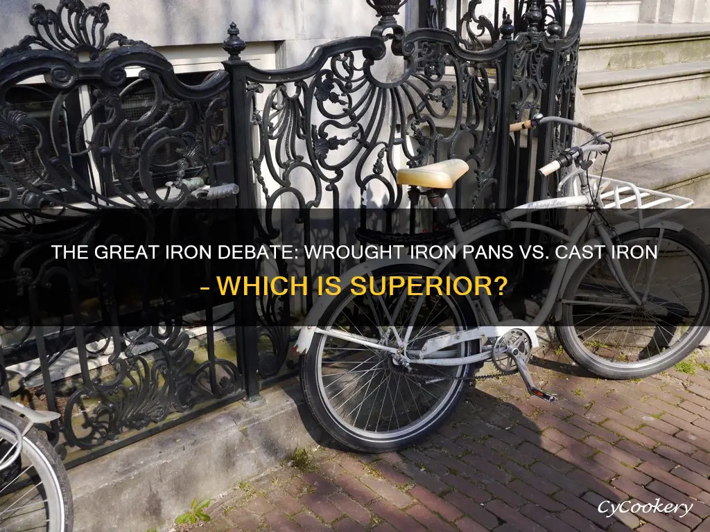 are wrought iron pans better than cast iron