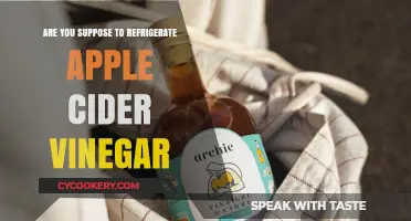 Should You Refrigerate Apple Cider Vinegar? Storage Tips Revealed