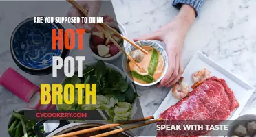 Should You Sip That Hot Pot Broth?