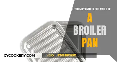 Broiler Pan: To Water or Not to Water?