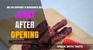 Should Beef Jerky Be Refrigerated After Opening? Expert Tips