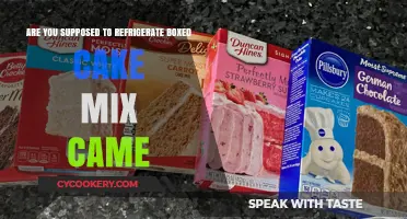 Should Boxed Cake Mix Be Refrigerated? Storage Tips Revealed