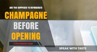 Should Champagne Be Refrigerated Before Opening? Expert Tips Revealed