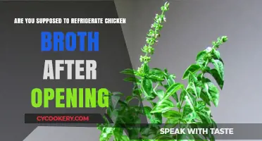 Should You Refrigerate Chicken Broth After Opening? Essential Storage Tips