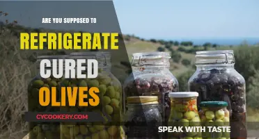 Should Cured Olives Be Refrigerated? Storage Tips for Freshness