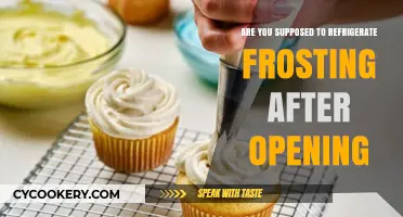 Should You Refrigerate Frosting After Opening? A Storage Guide