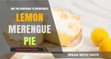 Should Lemon Meringue Pie Be Refrigerated? Expert Tips for Storage